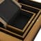Multicolored Faux Leather Decorative Storage Book Boxes, 3ct.